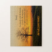 PERSONALIZE FAMILIE QUOTE JIGSAW PUZZZLE LEGPUZZEL (Verticaal)