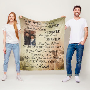 Personalize Fleece Deken