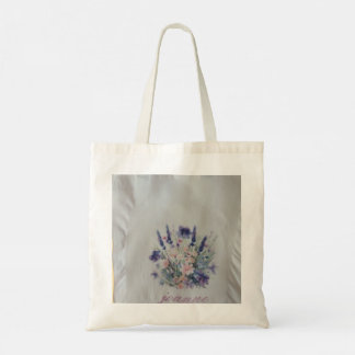 personalize floral tote tote bag