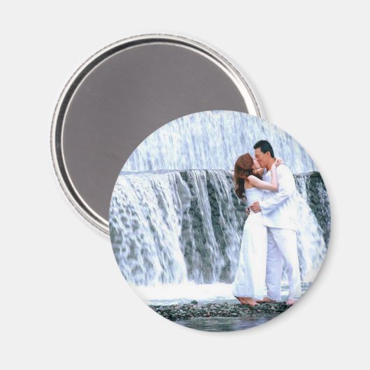 PERSONALIZE FOTO WEDDING FAVORMEN MAGNEET (Voorkant / Achterkant)