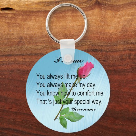 PERSONALIZE FRIEND-SLEUTELHANGER SLEUTELHANGER (Voorkant)