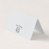 Personalize Funny Dentist Tooth business card Kaart (Achterkant)