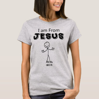 Personalize funny minimalist faith verse t-shirt