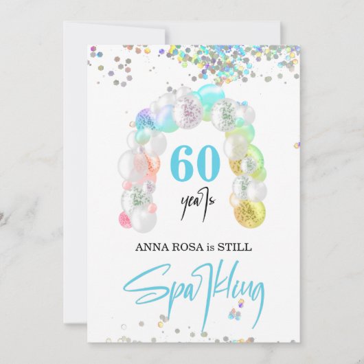 *~* PERSONALIZE GENERIC om het even welke leeftijd Kaart (Voorkant)