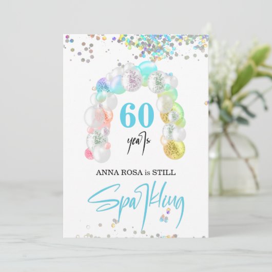 *~* PERSONALIZE GENERIC om het even welke leeftijd Kaart (Staand voorkant)