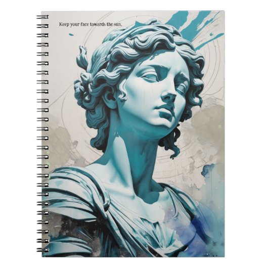 Personalize: Gezicht naar de Zon | Notitieboek (Voorkant)