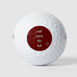 Personalize Golfballen
