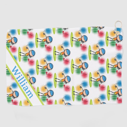 Personalize Golfhanddoek (Horizontaal)