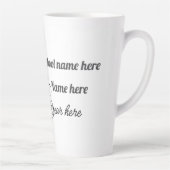 Personalize Graduation Balloon Latte Mok (Rechts)