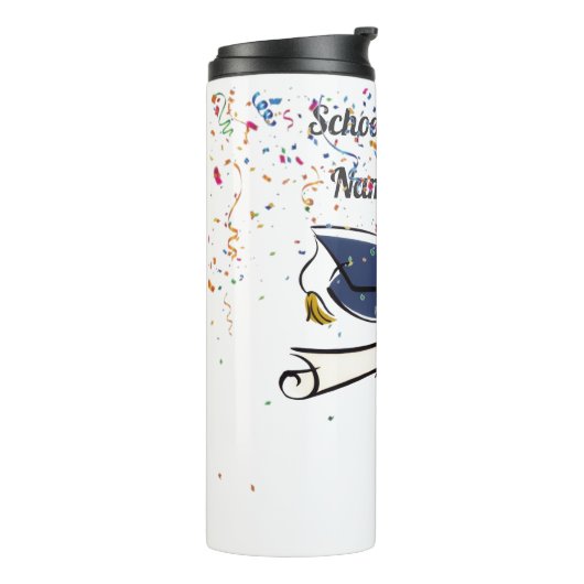 Personalize Graduation Balloon Thermosbeker (Gedraaid links)