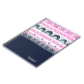 Personalize: Hearts and Hoops Notitieboek (Linkerzijde)