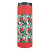 Personalize Hibiscus Flowered  Thermosbeker (Achterkant)