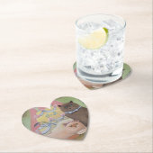 Personalize Initials Wedding Cats Kartonnen Onderzetters (Insitu)