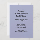 Personalize It! Floral Photo Pet Memorial Kaart (Achterkant)