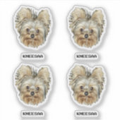 Personalize It! Multi-Pet Head Photo & Name Sticker (Voorkant)