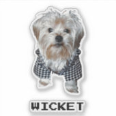 Personalize It! Pet Head Photo & Name Sticker (Voorkant)