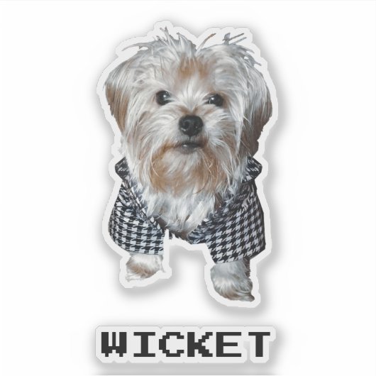 Personalize It! Pet Head Photo & Name Sticker (Voorkant)