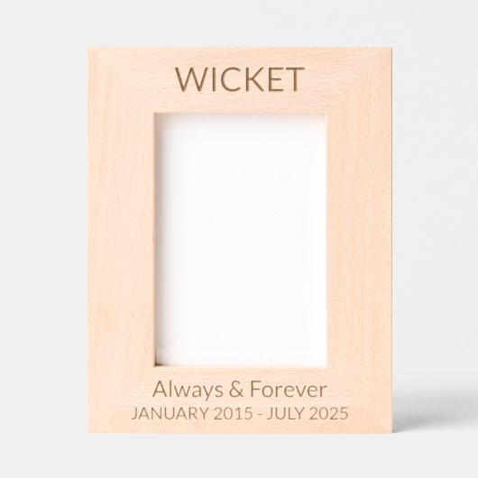 Personalize It! Pet Memorial Gegraveerde Lijstjes (Voorkant)