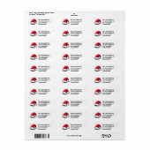 Personalize Jolly Brain Warmer Return Labels (Full Sheet)