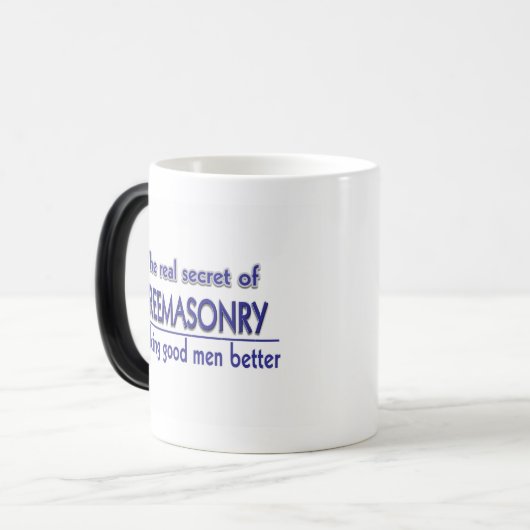 PERSONALIZE MASONISCH SQUARE EN COMPASES MAGISCHE MOK (Voorkant links)