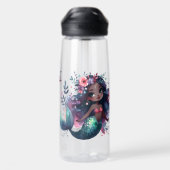 Personalize Mermaid  Waterfles (Achterkant)