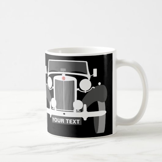 PERSONALIZE MG TD-SPORTCAR KOFFIEMOK (Rechts)