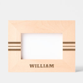 Personalize | Modern Simple Add Name, Gegraveerde Lijstjes