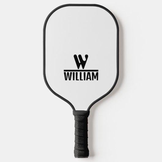 Personalize Monogram Name  Pickleball Paddle (Voorkant)