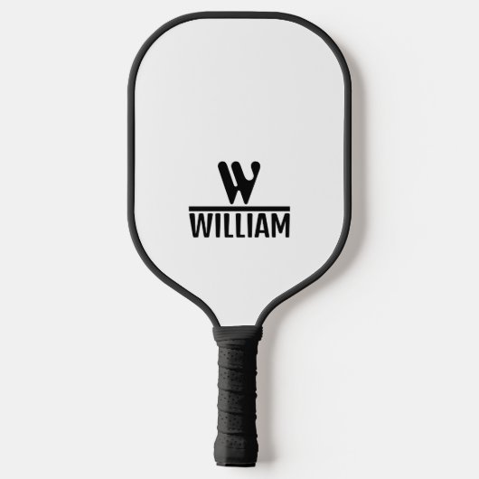 Personalize Monogram Name Pickleball Paddle (Achterkant)