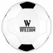 Personalize Monogram Name Voetbal (Voorkant)