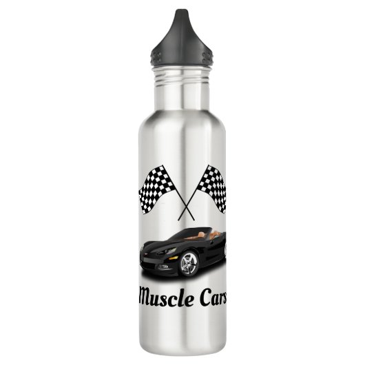 Personalize Muscle Car Water Bottle Waterfles (Links)
