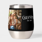Personalize Name Grandma Established Year Photo (Achterkant)