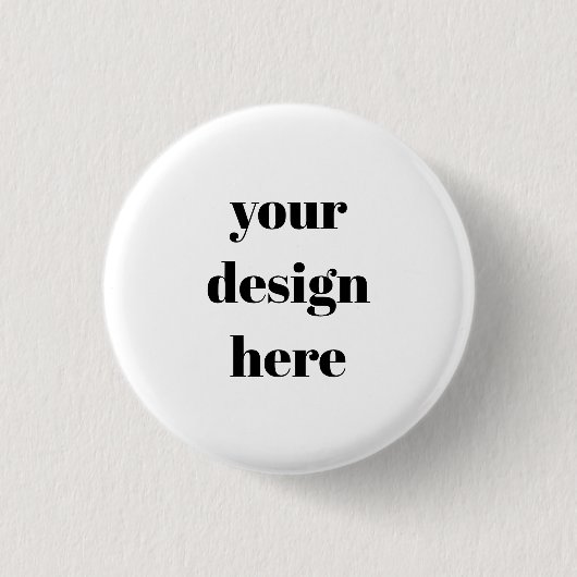 Personalize or Customize  Ronde Button 3,2 Cm (Voorkant)