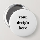 Personalize or Customize  Ronde Button 4,0 Cm (Voorkant /achterkant)