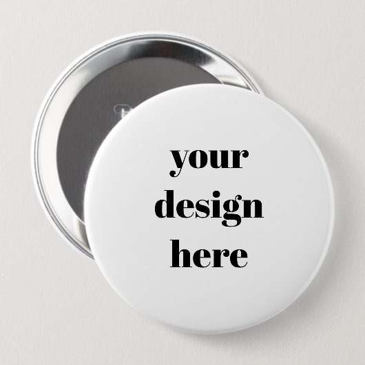 Personalize or Customize  Ronde Button 4,0 Cm (Voorkant /achterkant)