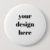 Personalize or Customize  Ronde Button 4,0 Cm (Voorkant)