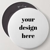 Personalize or Customize  Ronde Button 6,0 Cm (Voorkant /achterkant)