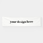 Personalize or Customize  Spandoek (Horizontaal)