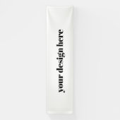 Personalize or Customize  Spandoek (Verticaal)