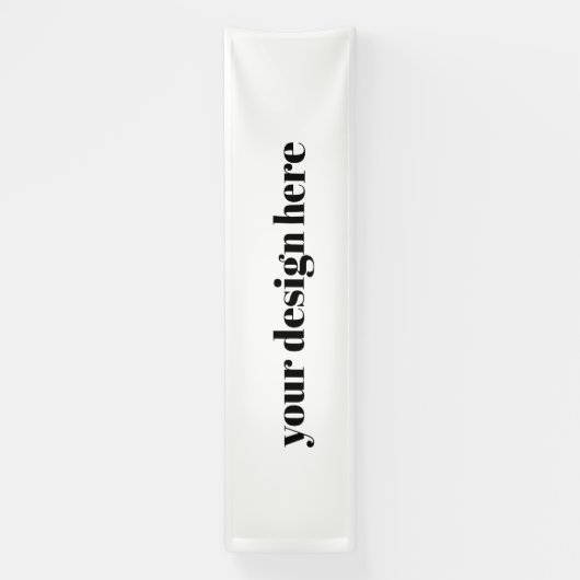 Personalize or Customize  Spandoek (Verticaal)