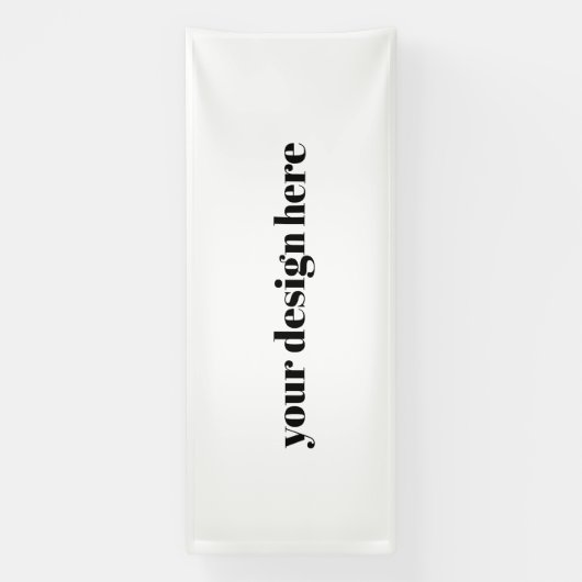 Personalize or Customize  Spandoek (Verticaal)