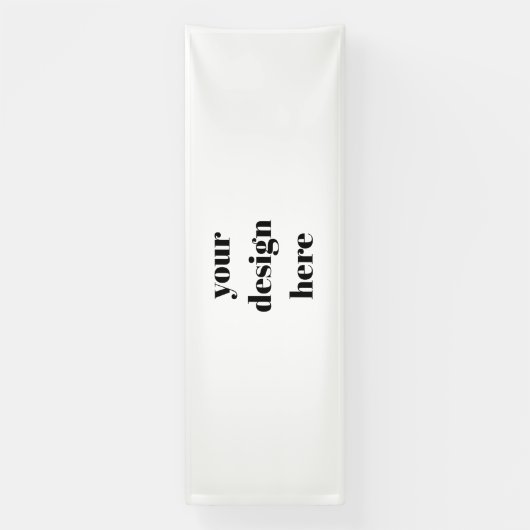 Personalize or Customize  Spandoek (Verticaal)