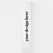 Personalize or Customize  Spandoek (Verticaal)