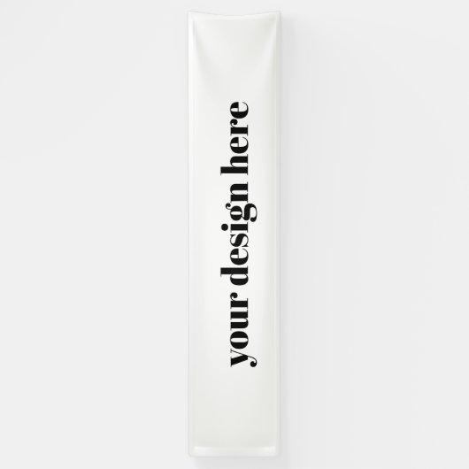 Personalize or Customize Spandoek (Verticaal)