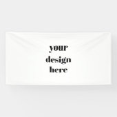 Personalize or Customize  Spandoek (Horizontaal)