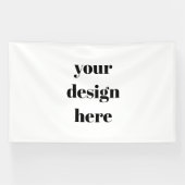Personalize or Customize  Spandoek (Horizontaal)
