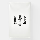 Personalize or Customize  Spandoek (Verticaal)