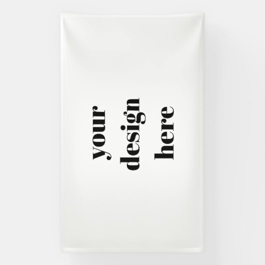 Personalize or Customize Spandoek (Verticaal)