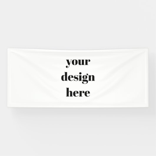 Personalize or Customize  Spandoek (Horizontaal)
