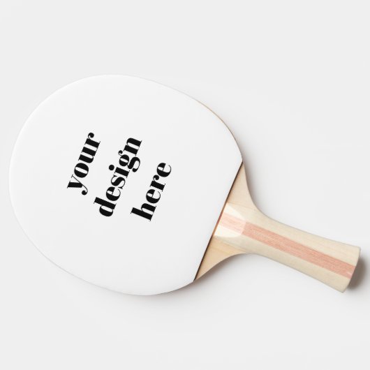 Personalize or Customize  Tafeltennisbatje (Zijkant)